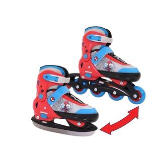 Marvel Super Hero Adventures Red and Blue Skates